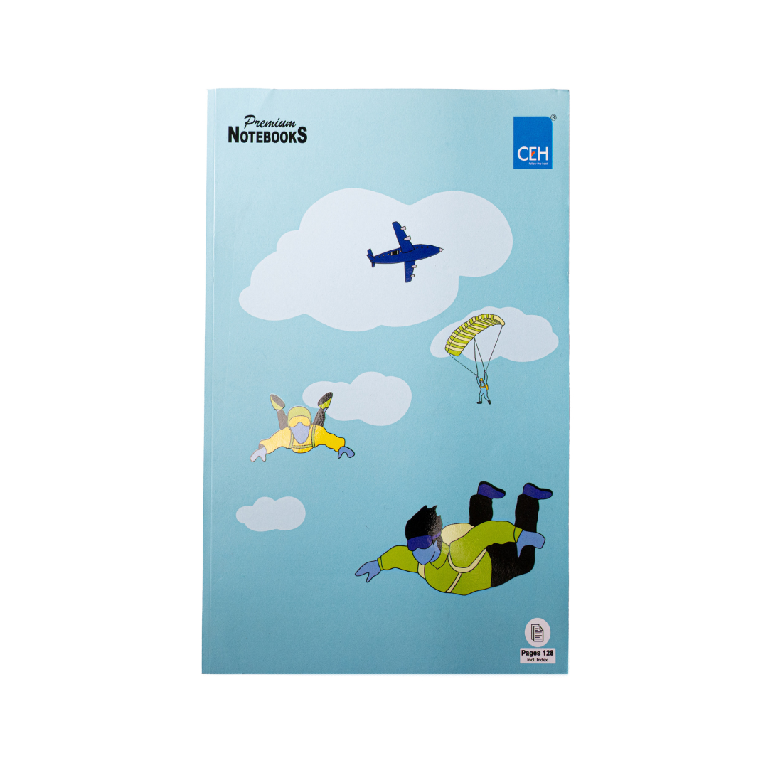 CEH Premium Notebook | Super Long I Size 215x340 | 60 GSM| 128 pages | Ruled