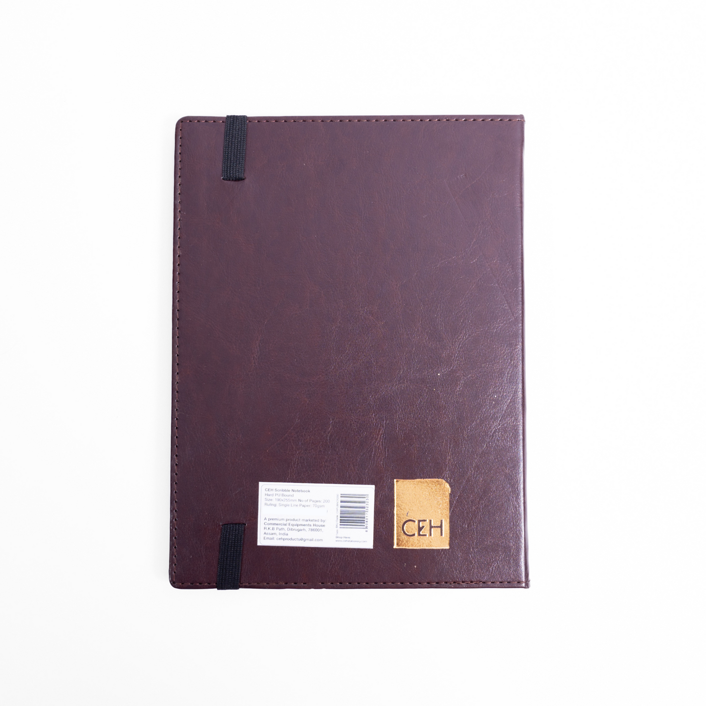 CEH | Nescafe size 190x255 Hard PU Bound 200P Ruled (Brown)