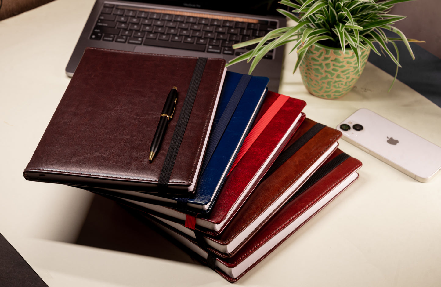 CEH STATIONERY | PREMIUM DIARY | Table size 130 x 190 Hard Rexine Bound 200P Ruled (Blue)
