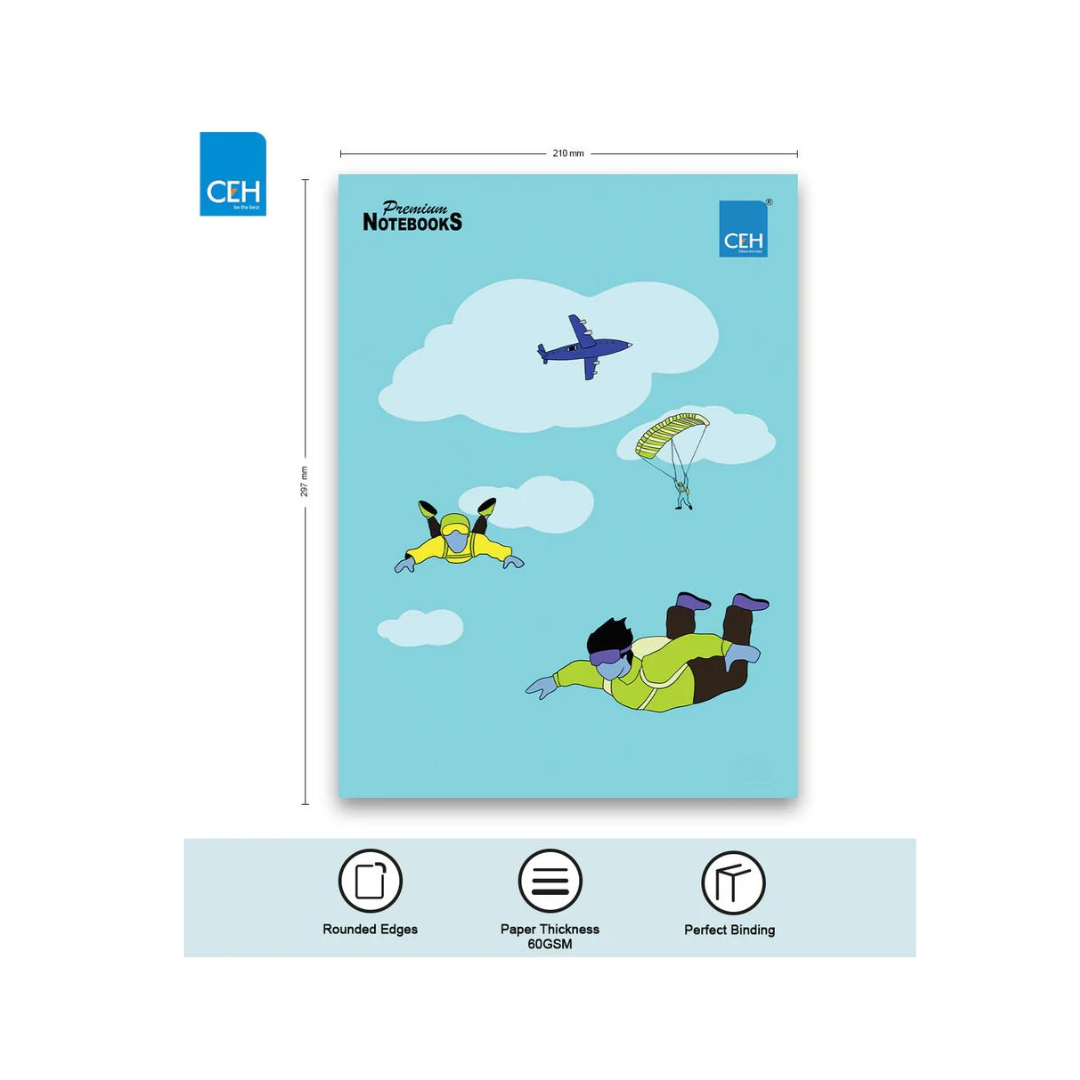 CEH| NOTEBOOK | A4 (297mmx210mm) | 60 GSM | 100 pages | Ruled